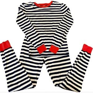 Mini Boden 14Y Navy Stripe Pajamas